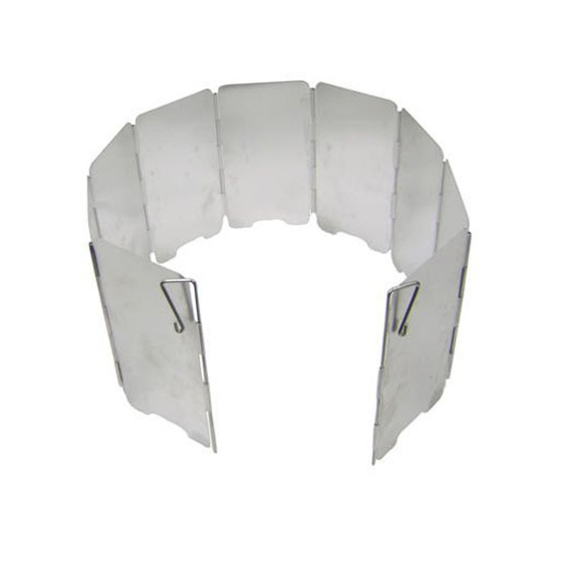 Camping Cooking Windscreen - 9 płyt kuchenka gazowa osłona przeciwwiatrowa