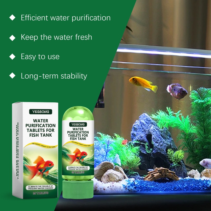 Water Purification Tablet - Tabletki do oczyszczania wody w akwarium,