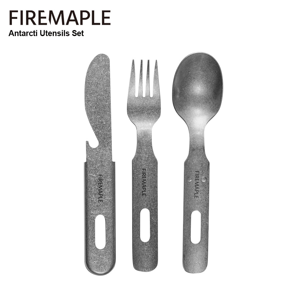 Camping Cooking And Eating Set - Ogień klon Antarcti 3in 1 zestaw