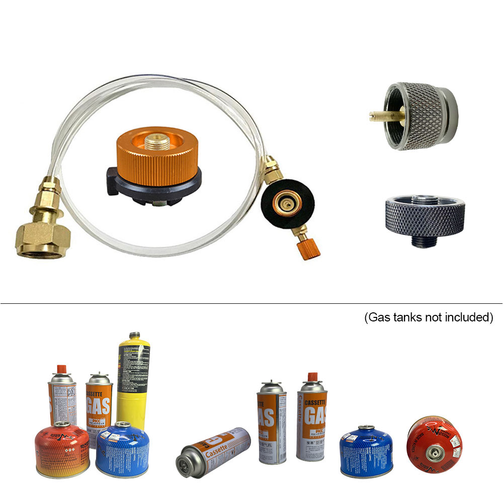 Camping Cooking Gas Stove - Zewnętrzna kuchenka gazowa Adapter do napełniania
