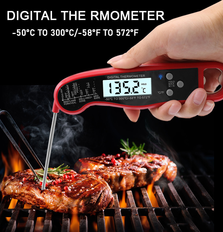 Meat Thermometer Camp - Termometr kempingowy Wodoodporny cyfrowy natychmiastowy odczyt