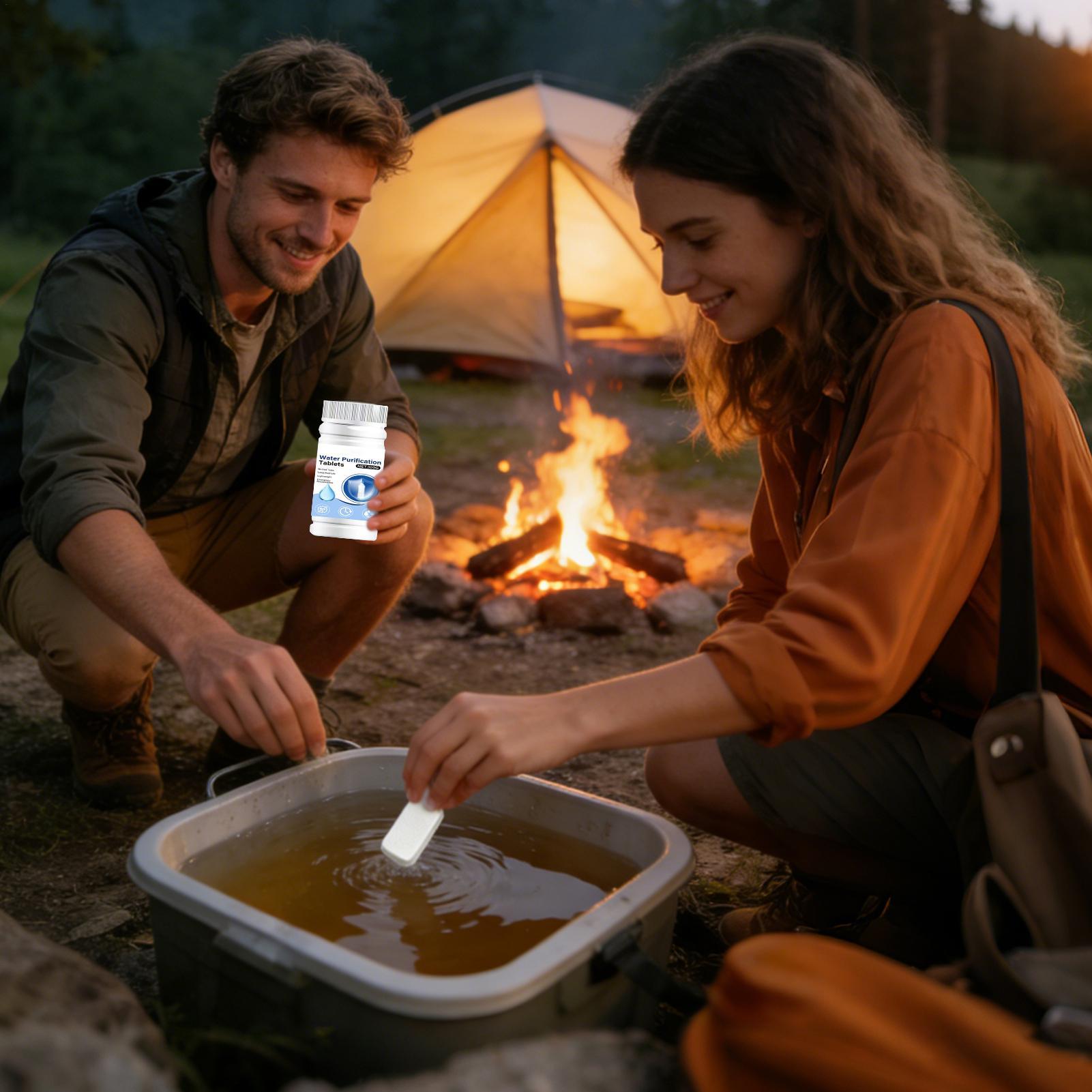 Water Purification Tablet - Tabletki do oczyszczania wody pitnej, bez