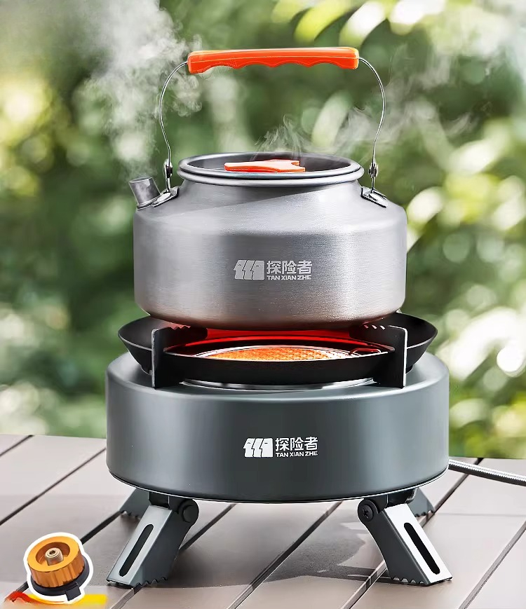 Camping Cooking Gas Stove Portable Tool - Przenośna Kuchenka Gazowa Rozkładana Zestaw Palników