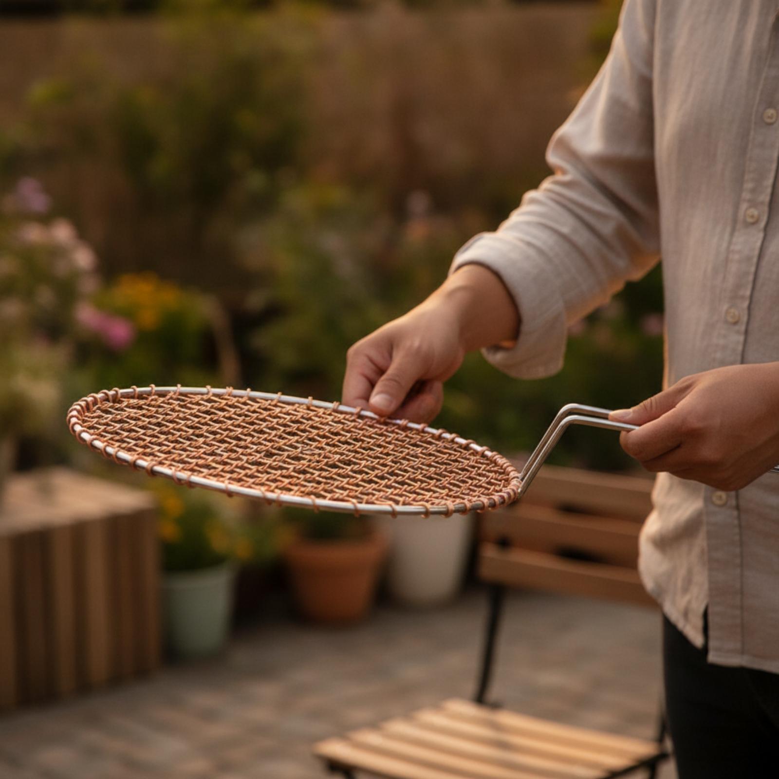 Przenośny okrągły grill z mied – Cooking Outdoor Camping recenzja i cena