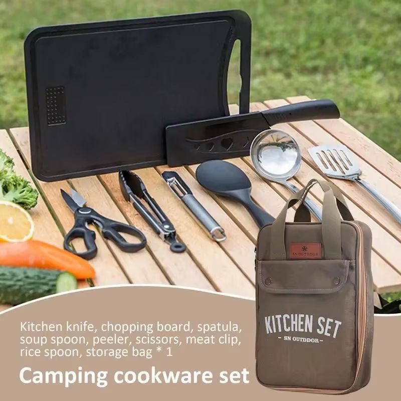 8-częściowy zestaw naczyń kuch – Camping Cooking Windscreen recenzja i cena