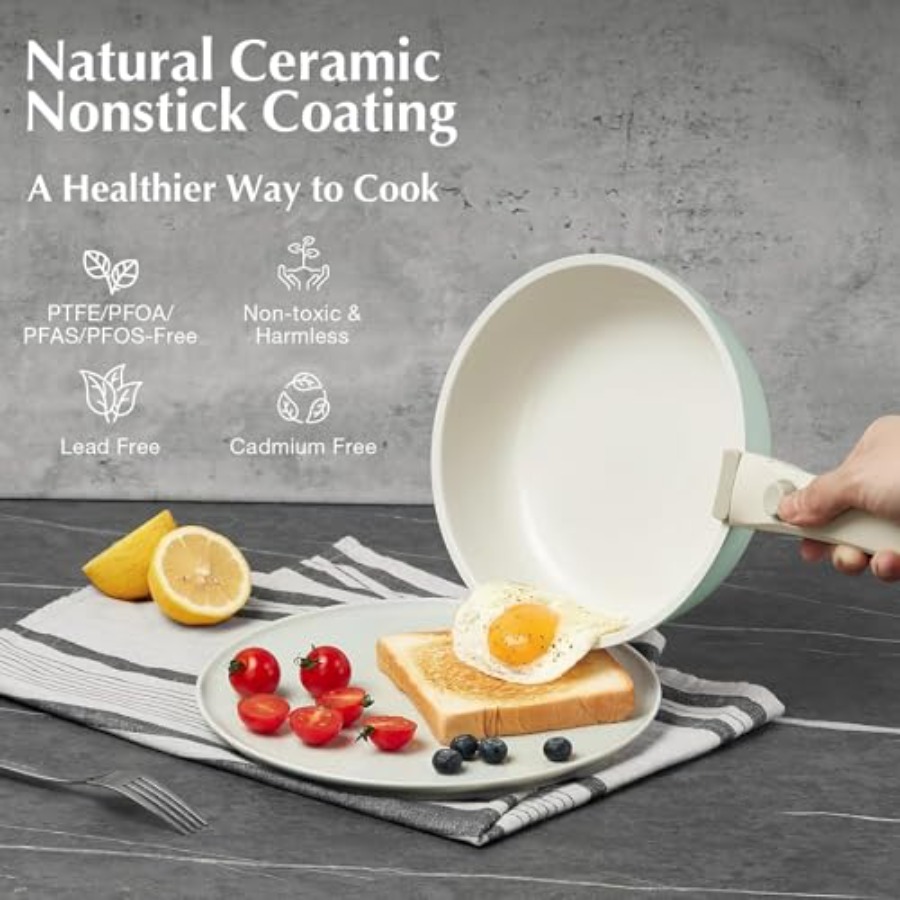 Zestaw ceramicznych garnków i  – Camping Cooking Set Detachable Handle recenzja i cena