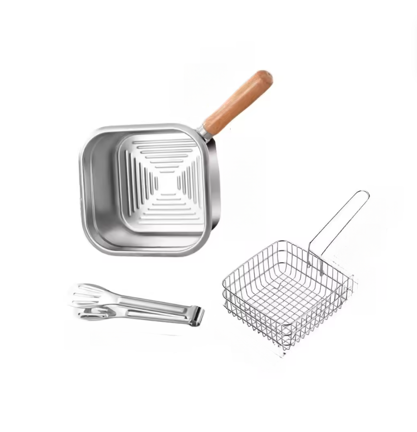1 Zestaw kwadratowej patelni z – Camping Cooking Set Detachable Handle recenzja i cena