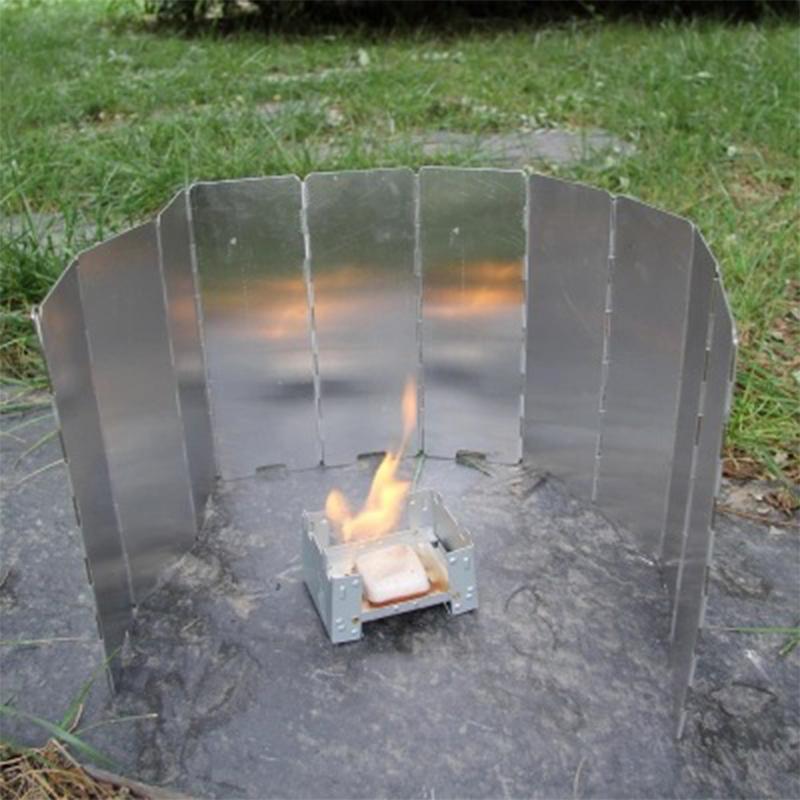 16 płyt Kuchenka gazowa Osłona – Camping Cooking Windscreen recenzja i cena
