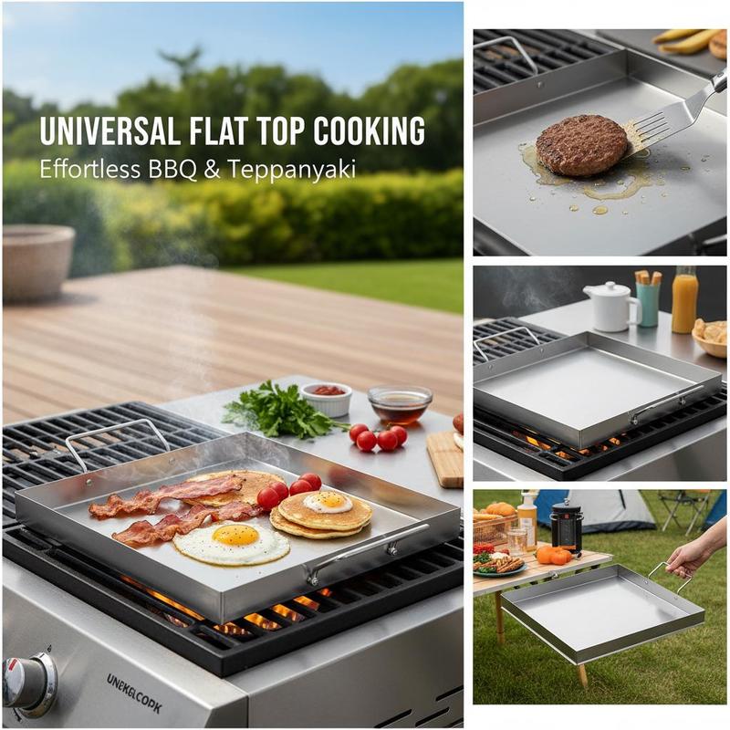 Uniwersalna płaska płyta grill – Camping Cooking Grill recenzja i cena