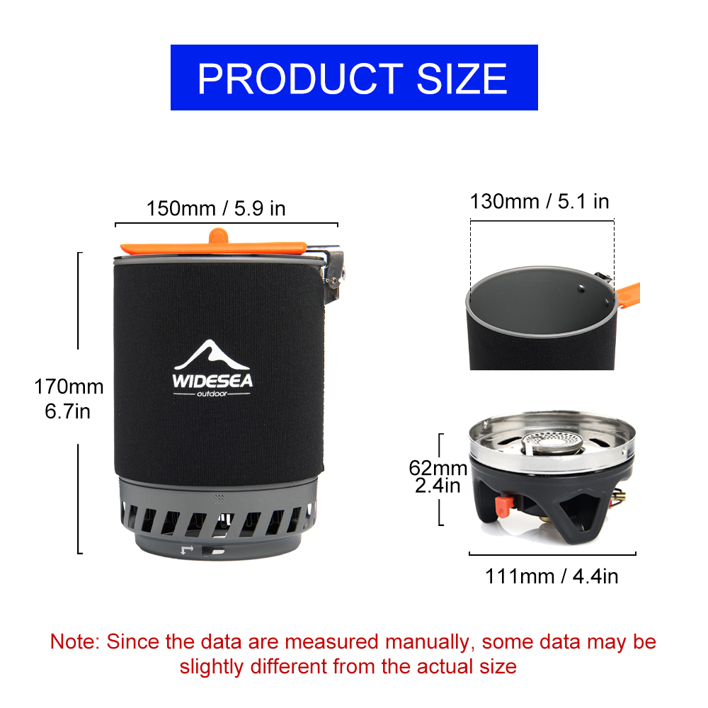Zestaw do gotowania na kemping – Camping Cooking Gas Stove recenzja i cena