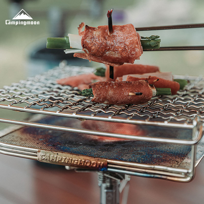 CAMPINGMOON Składana siatka do – Camping Cooking Meat recenzja i cena
