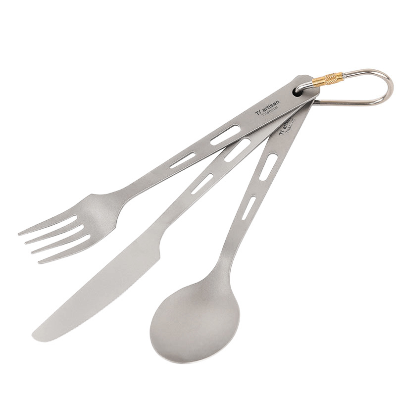 Tiarsan 3 szt. Zestaw sztućców – Camping Cooking And Eating Set recenzja i cena