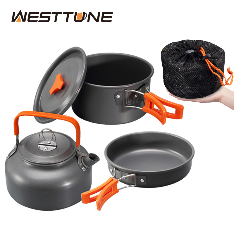 WESTTUNE Zestaw naczyń kemping – Camping Cooking Meat recenzja i cena