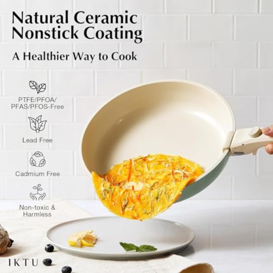 Ceramiczny Zestaw Garnków i Pa – Camping Cooking Set Detachable Handle recenzja i cena