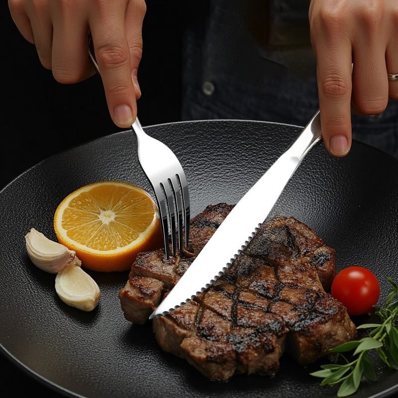 Wysokiej jakości zestaw sztućc – Camping Cooking Knife Set recenzja i cena