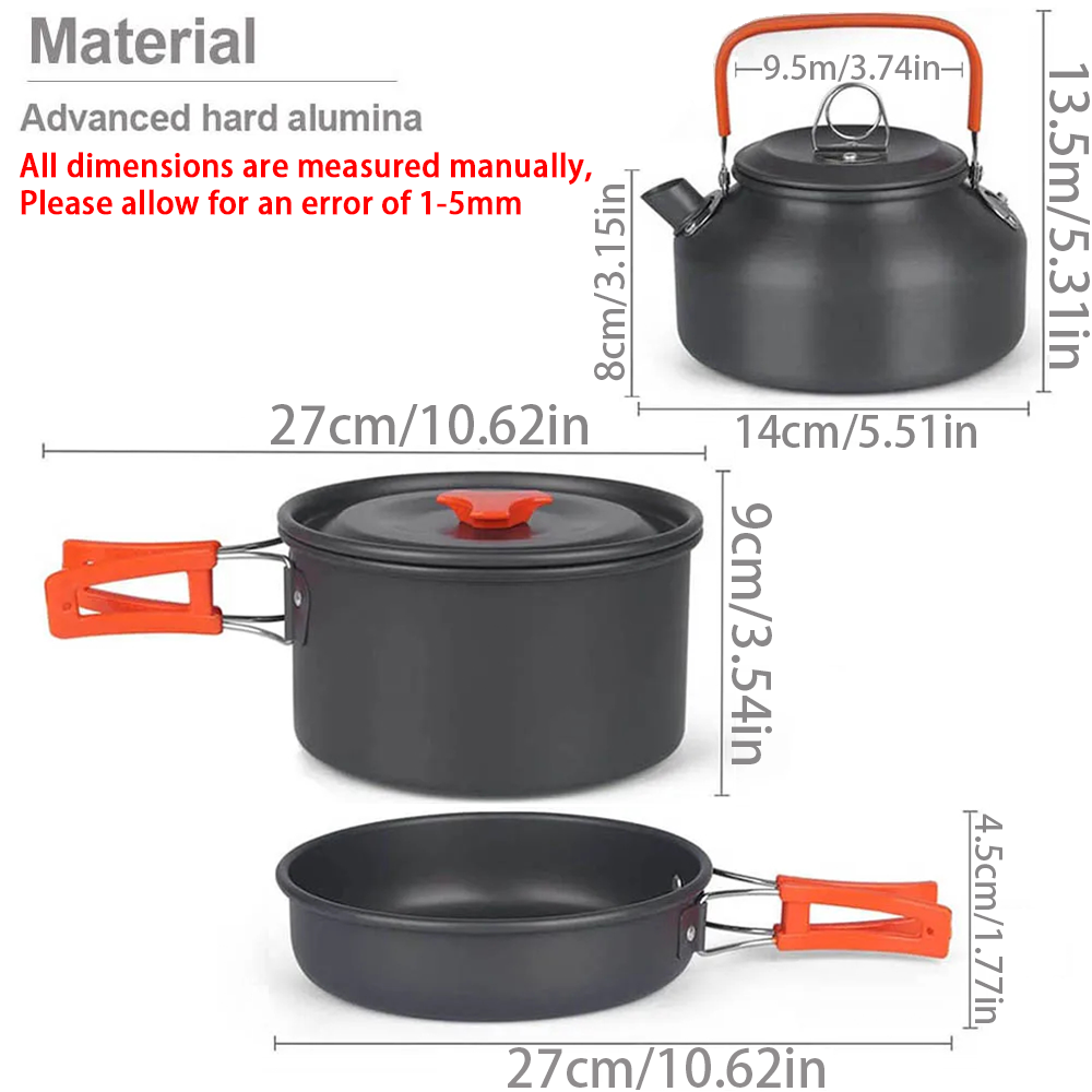 1 sztuk/1 zestaw zestaw naczyń – Camping Cooking Backpack recenzja i cena