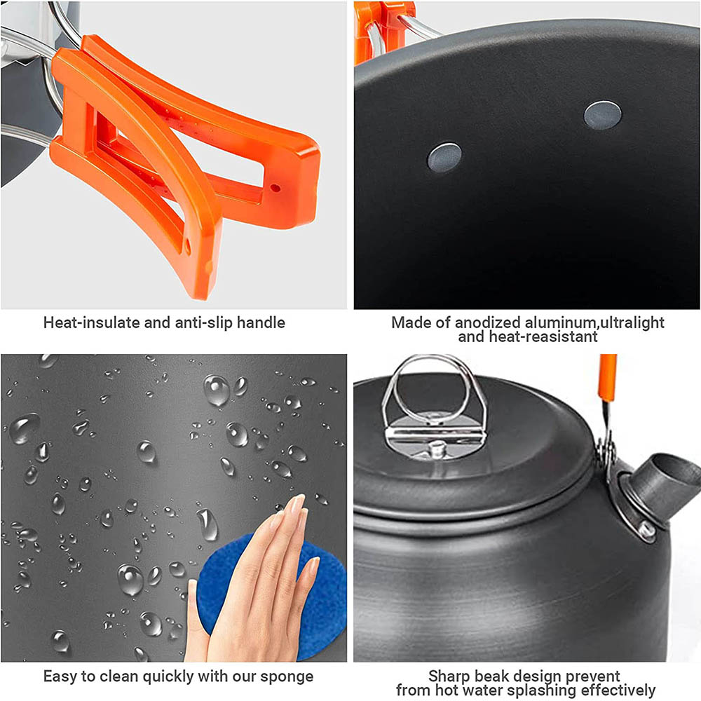 1 sztuk/1 zestaw zestaw naczyń – Camping Cooking Backpack recenzja i cena