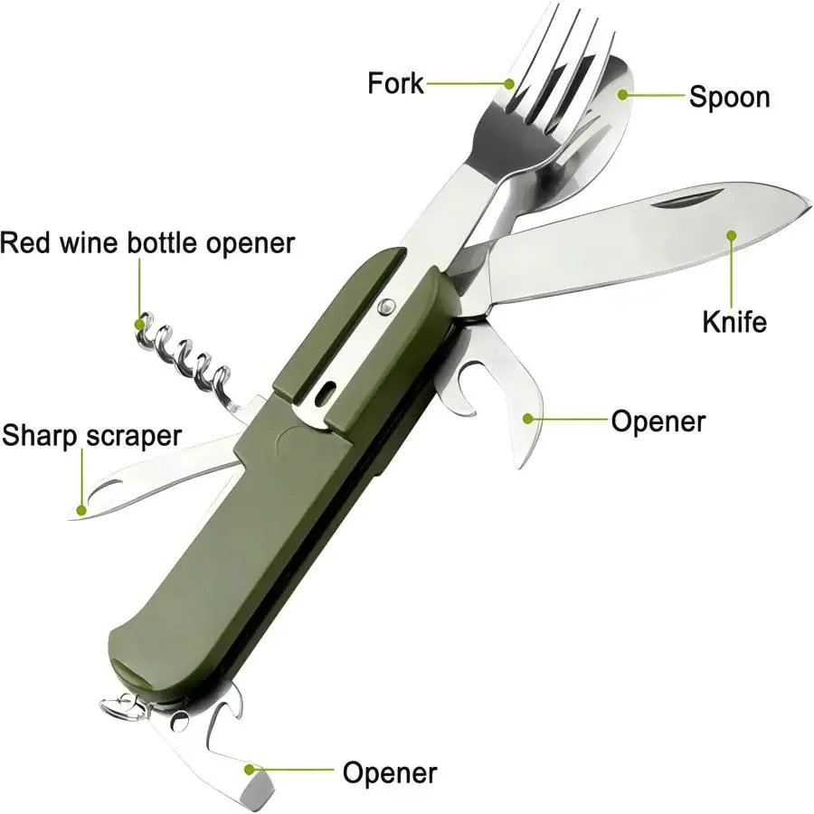 Zestaw Kempingowy 5-w-1 ze Sta – Camping Cooking Knife recenzja i cena