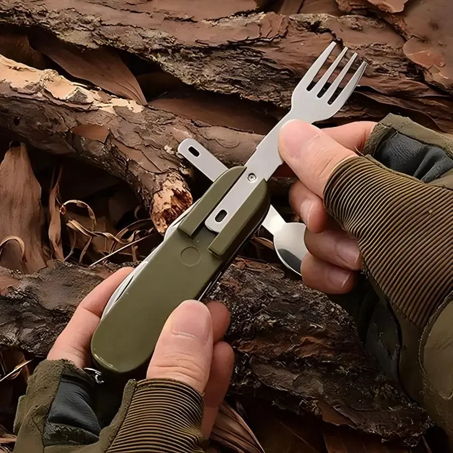 Zestaw Kempingowy 5-w-1 ze Sta – Camping Cooking Knife recenzja i cena