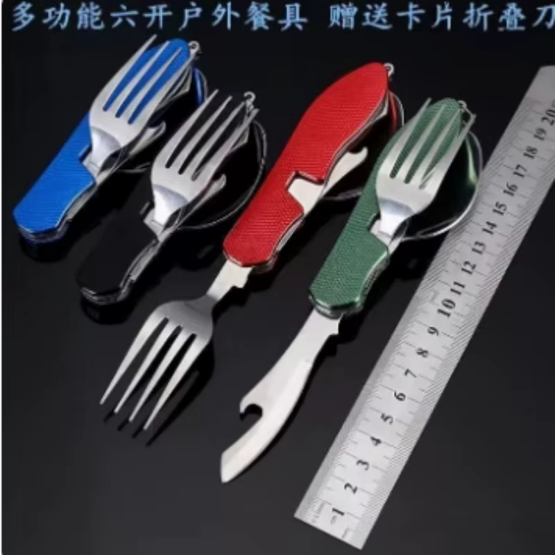 Składany zestaw sztućców ze st – Camping Cooking Knife Set recenzja i cena