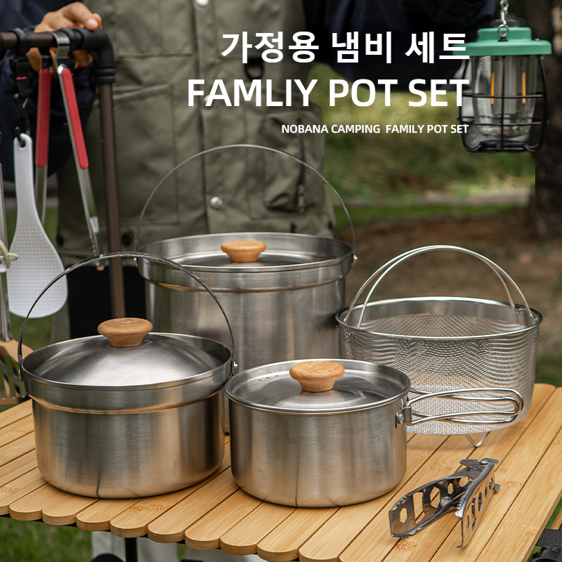 NOBANA najnowszy zestaw garnkó – Camping Cooking Backpack recenzja i cena