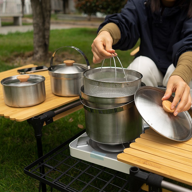 NOBANA najnowszy zestaw garnkó – Camping Cooking Backpack recenzja i cena