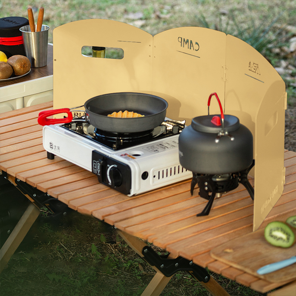 Składana osłona przeciwwiatrow – Camping Cooking Windscreen recenzja i cena