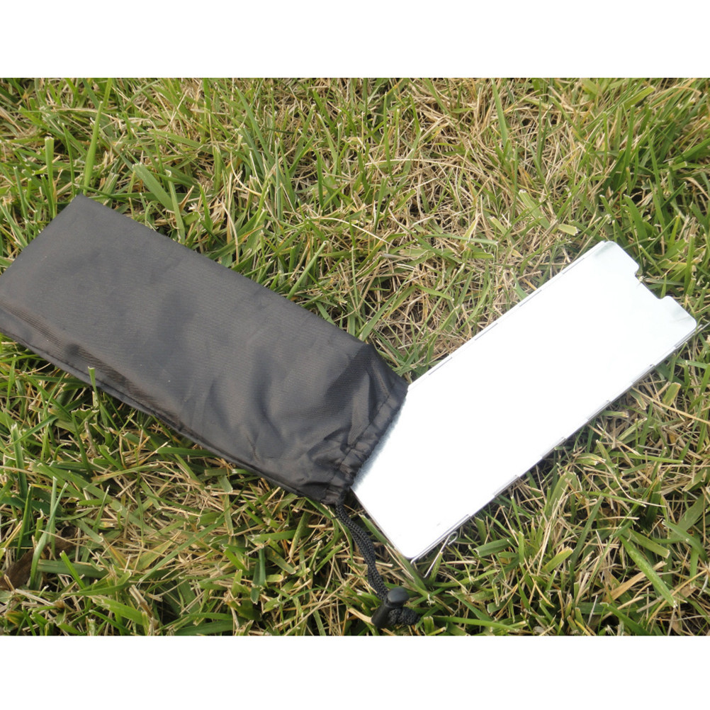 10 szt. Lekka osłona przeciwwi – Camping Cooking Windscreen recenzja i cena
