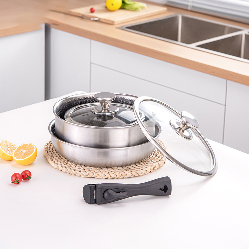 6-częściowy zestaw naczyń kuch – Camping Cooking Set Detachable Handle recenzja i cena
