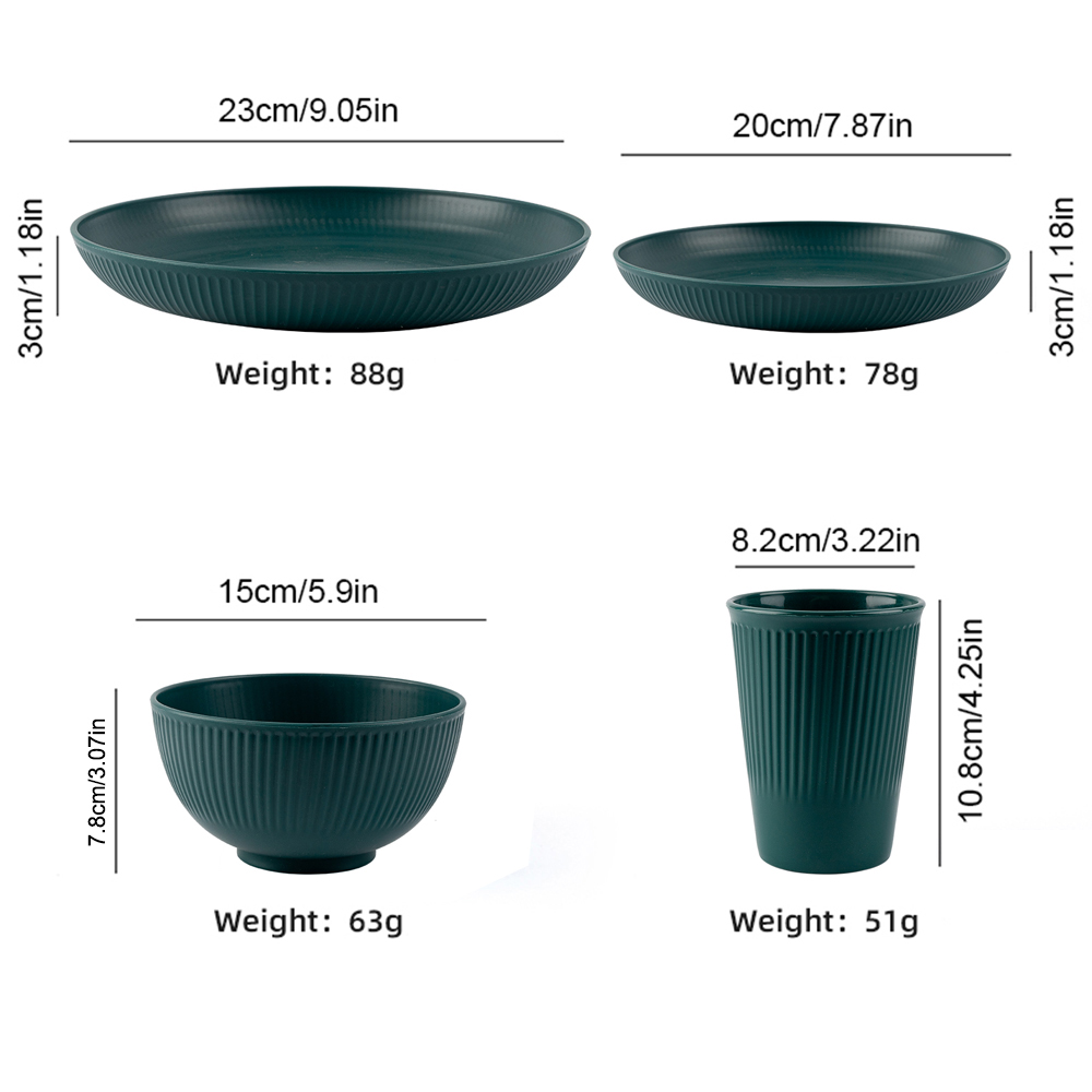 Zestaw sztućców ze słomy pszen – Camping Cooking And Eating Set recenzja i cena