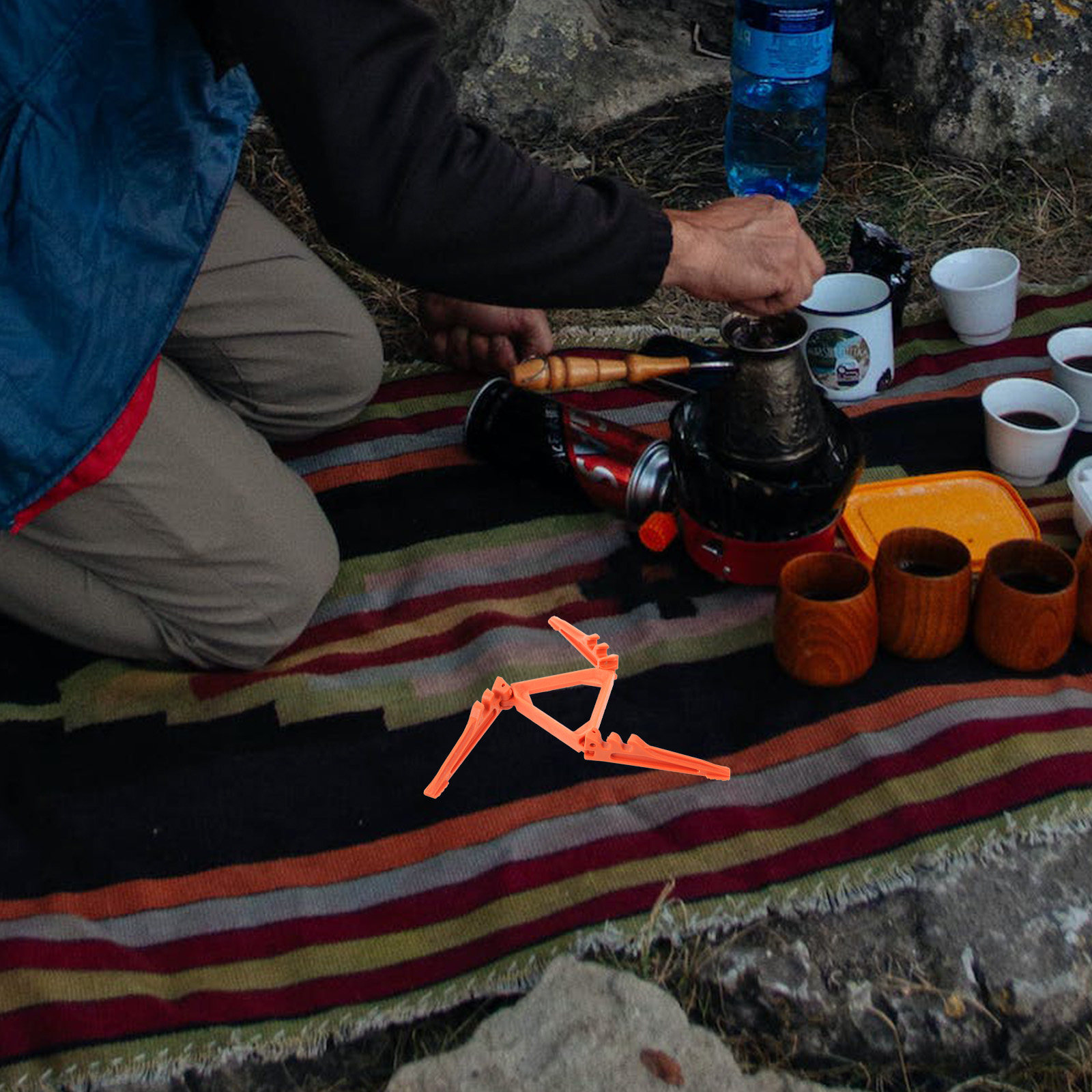 Wytrzymały nylonowy stojak na  – Camping Cooking Gas Stove Portable Tool recenzja i cena