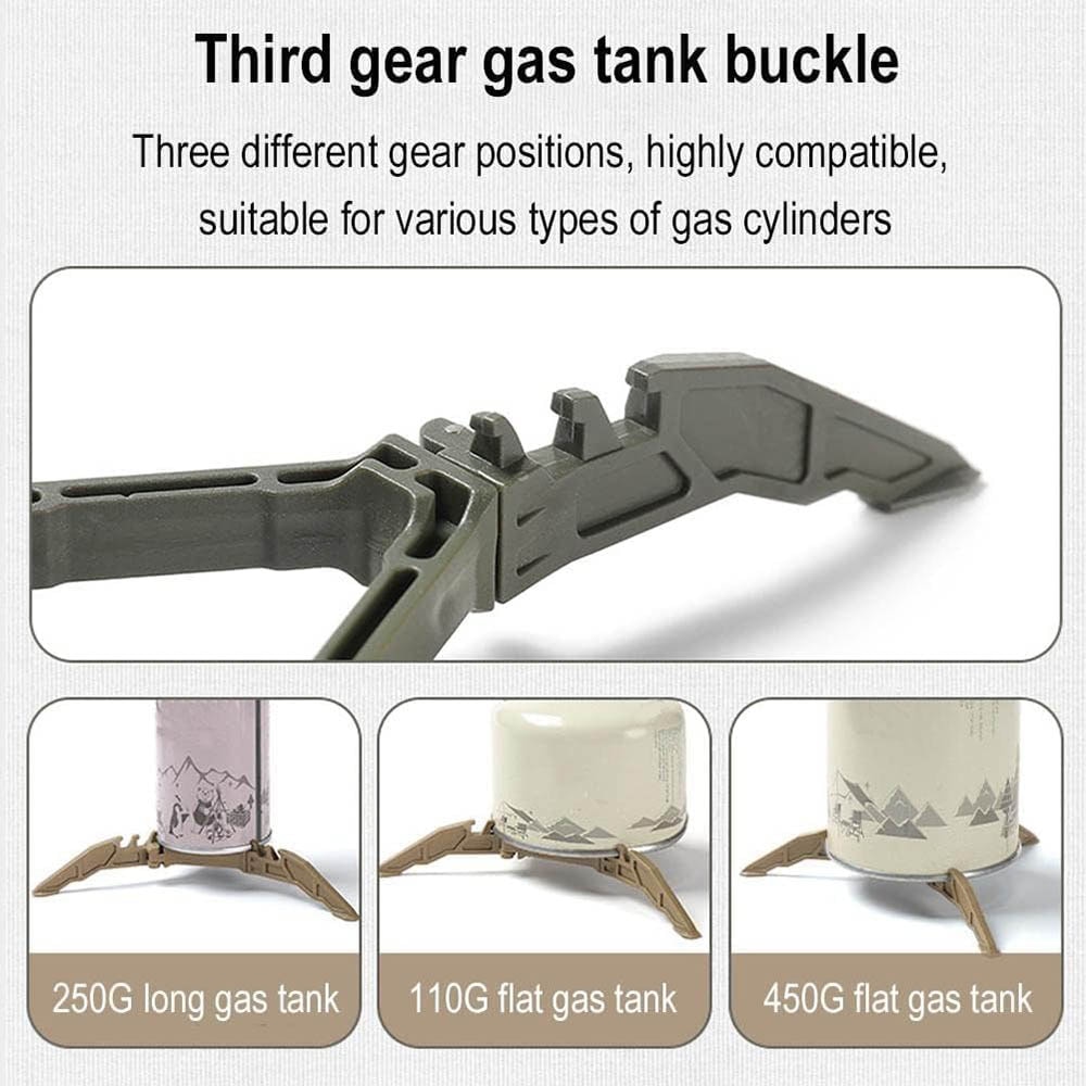 Składany uchwyt na zbiornik pa – Camping Cooking Gas Stove recenzja i cena