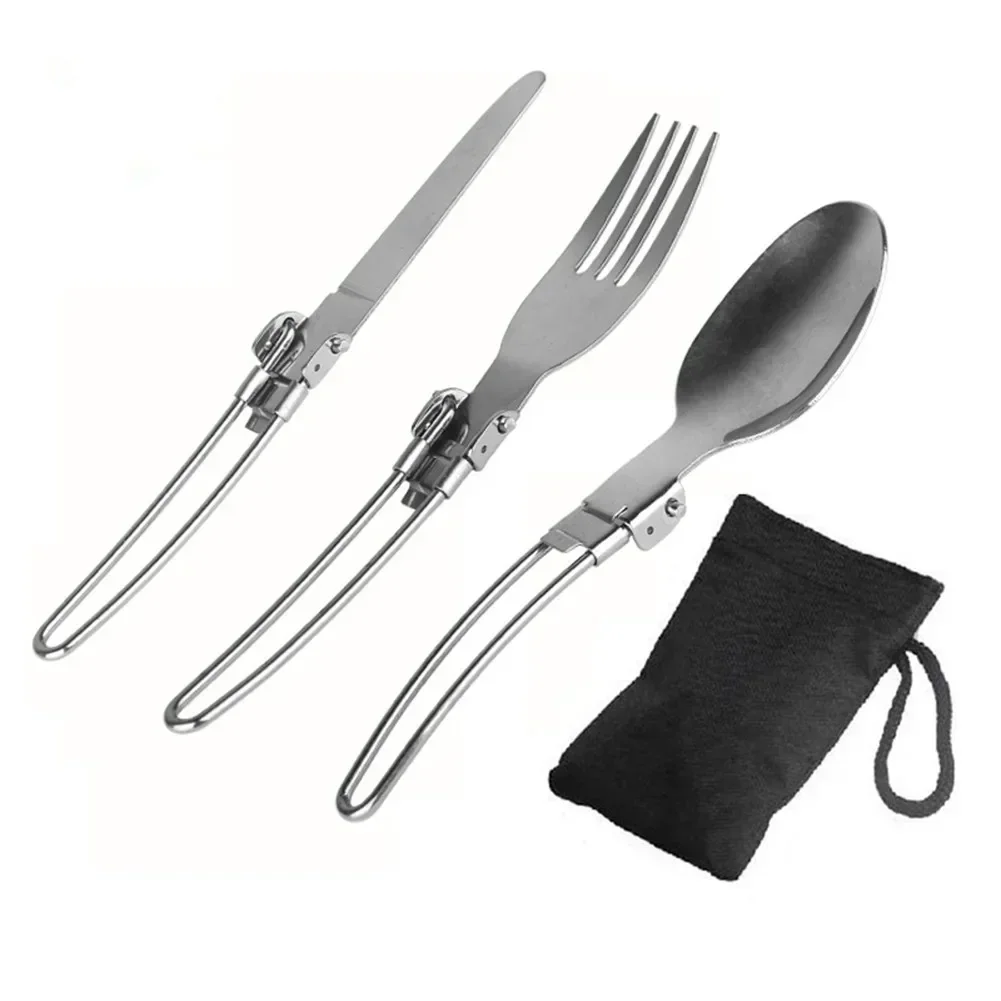1 Zestaw Składane Sztućce Kemp – Camping Cooking Knife Set recenzja i cena