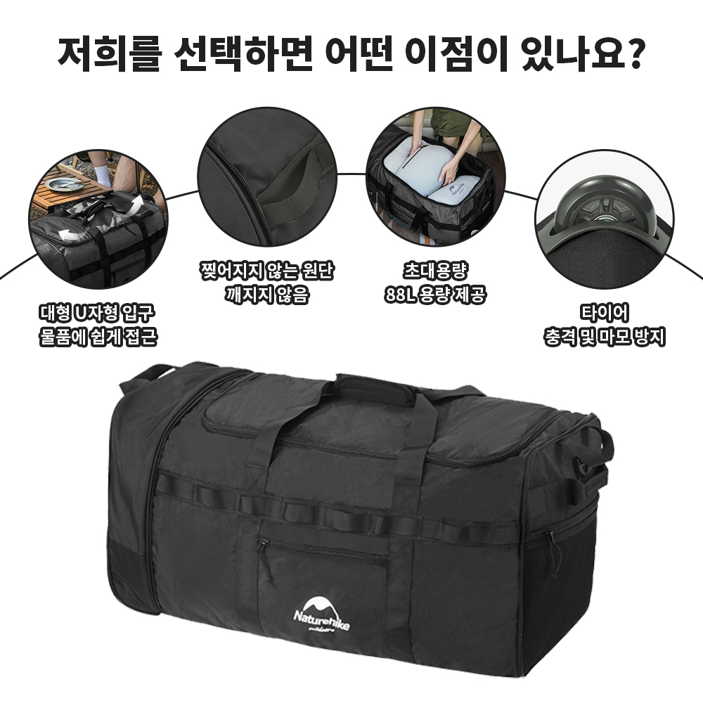 Naturehike 88L Torba kempingow – Camping Cooking Bag recenzja i cena