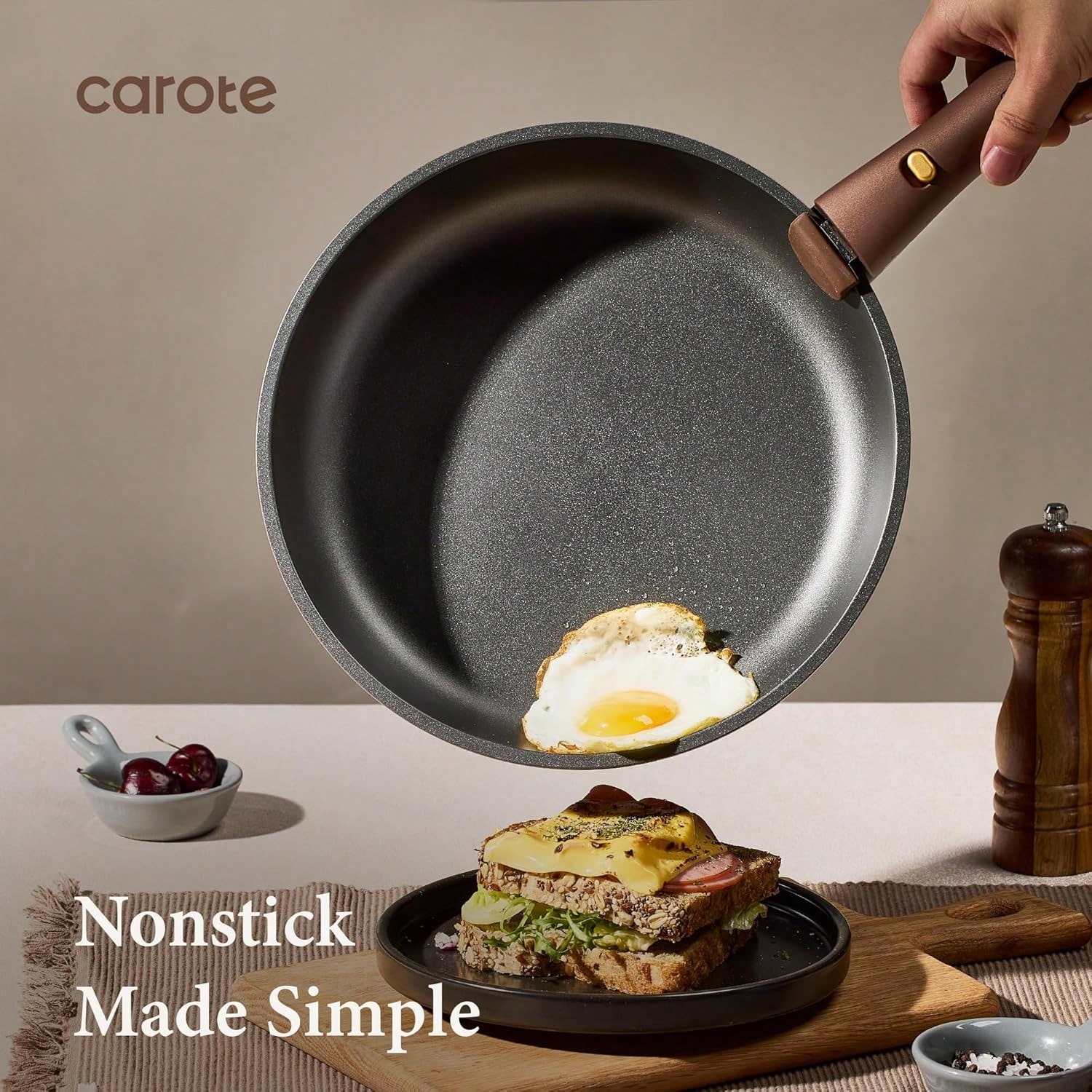 CAROTE Zestaw 25 szt. garnków  – Camping Cooking Set Detachable Handle recenzja i cena