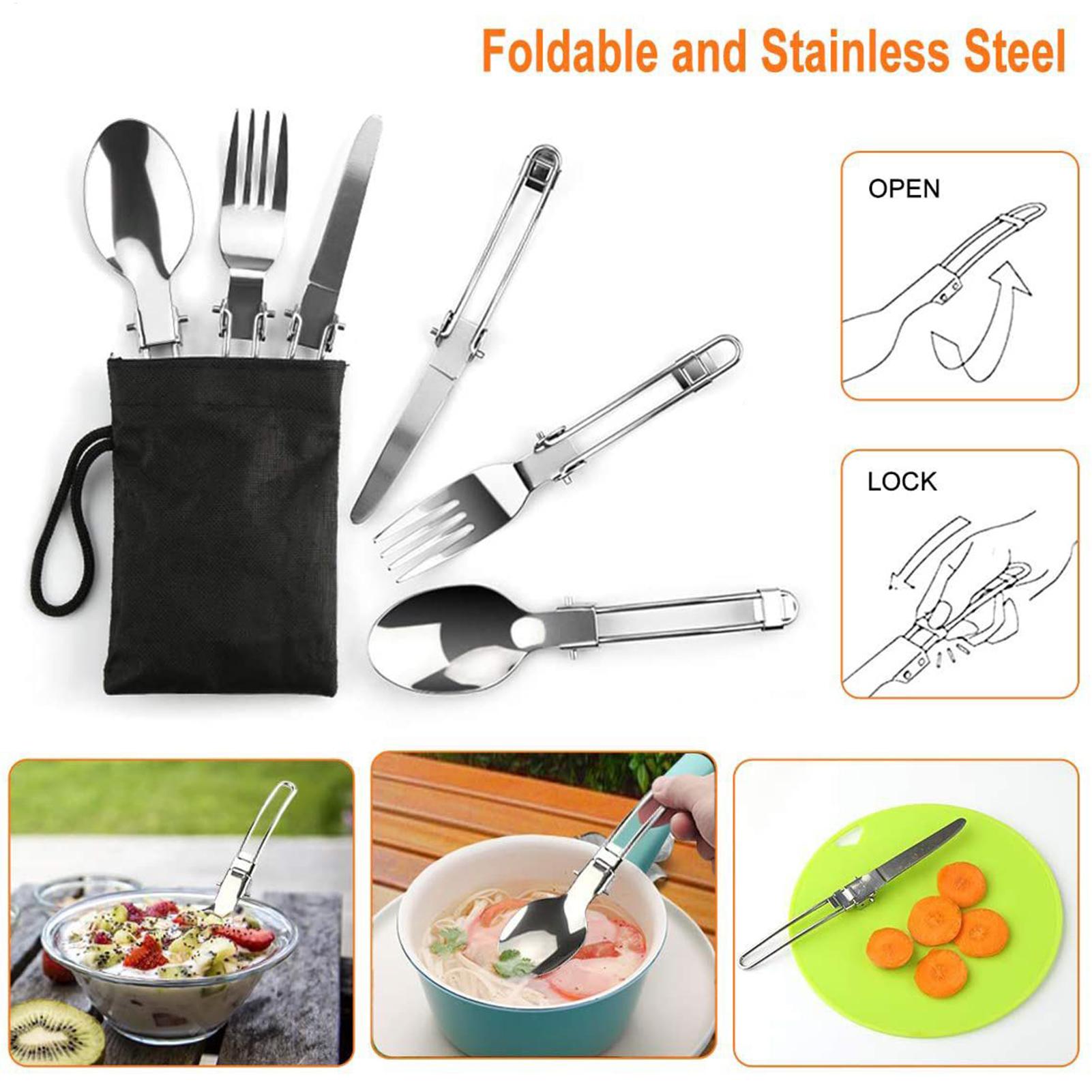 Zestaw do gotowania na kemping – Camping Cooking Knife Set recenzja i cena