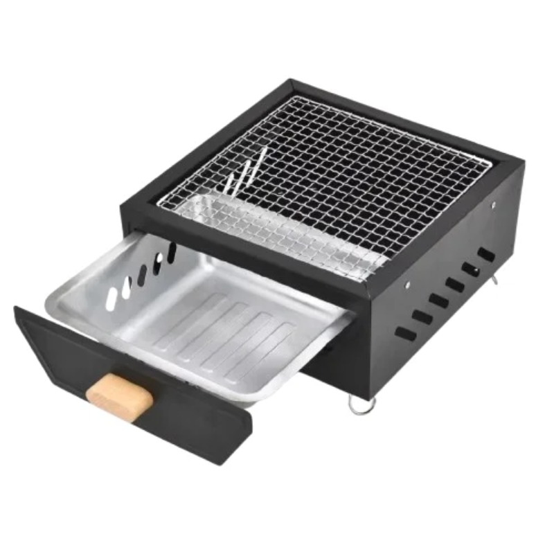 Przenośny grill węglowy na kem – Camping Cooking Grill recenzja i cena