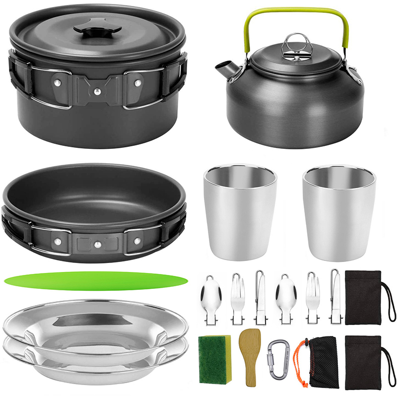 1 Zestaw Naczyń Kempingowych n – Camping Cooking Knife Set recenzja i cena