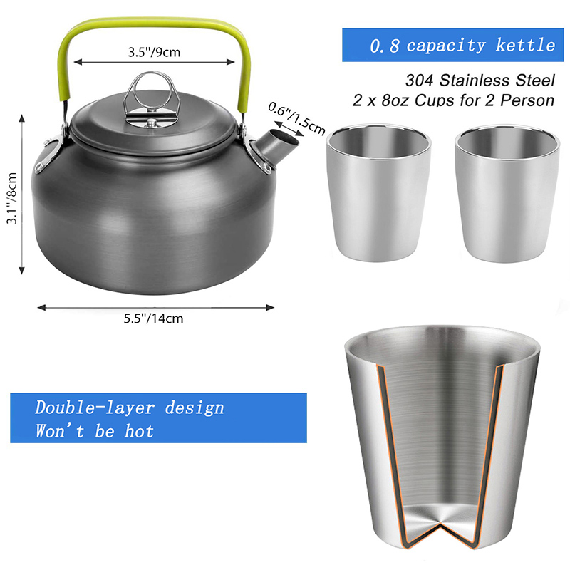 1 Zestaw Naczyń Kempingowych n – Camping Cooking Knife Set recenzja i cena