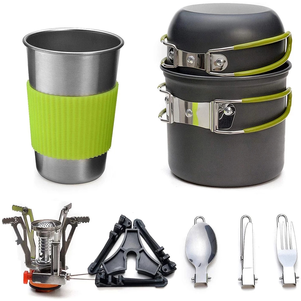 Zestaw naczyń kempingowych z k – Camping Cooking Backpack recenzja i cena