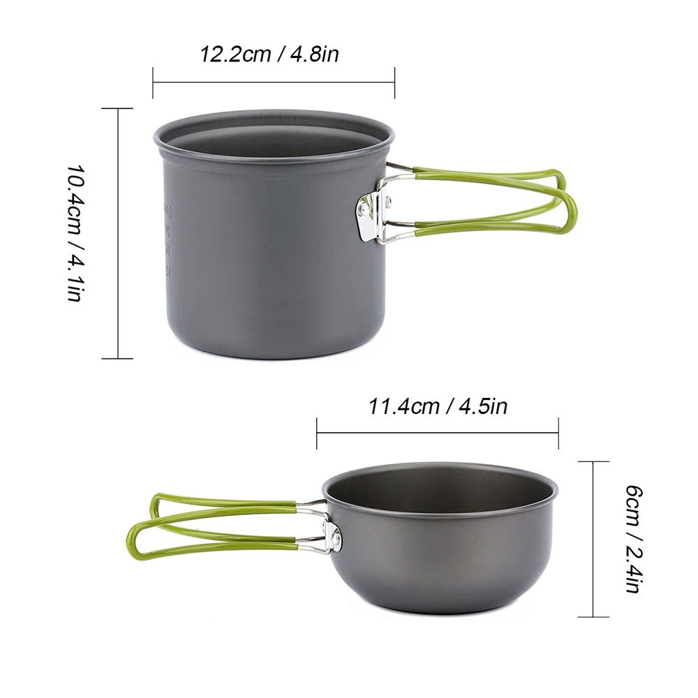 Zestaw naczyń kempingowych z k – Camping Cooking Backpack recenzja i cena
